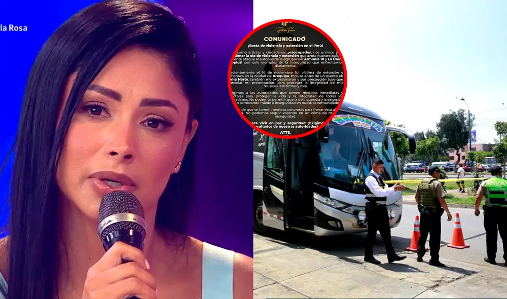 Pamela Franco actualmente viene presentándose en diversas partes del Perú.Foto: Composición LR/América TV/Instagram.