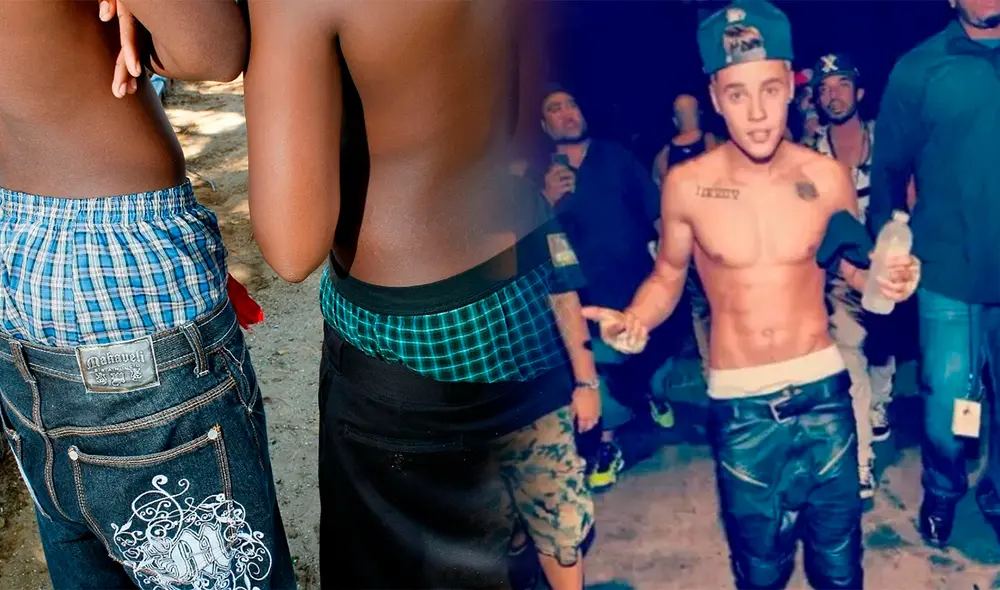 Los pantalones caídos es una moda que sigue dando de qué hablar entre jóvenes y artistas de renombre. Foto: composición LR / Univisión / Quien