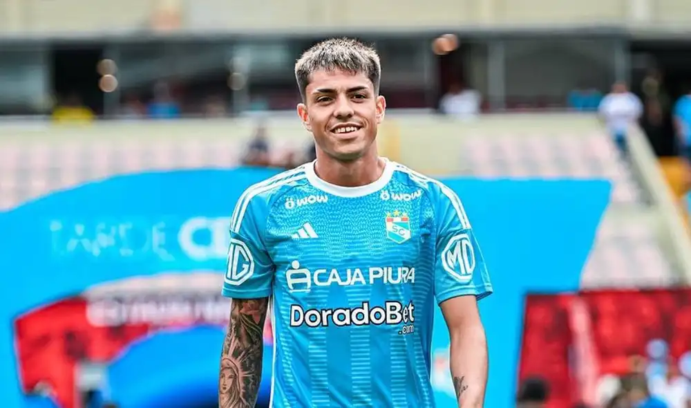 Santiago González, cuyo pase vale 2 millones de euros, tiene contrato con Sporting Cristal hasta 2027. Foto: Instagram