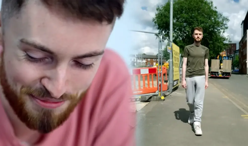 Tiene problemas para ocultar su miembro, que le trae ciertos problemas en su vida cotidiana. Foto: composición LR/captura/Channel 4 Documentaries - Youtube