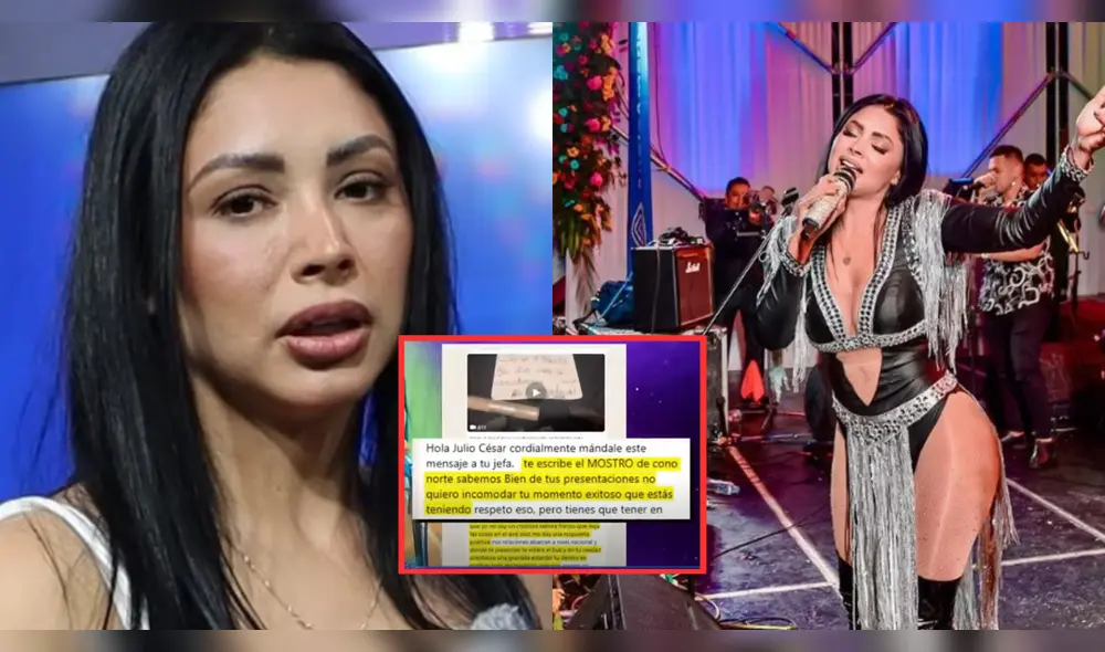 Pamela Franco revela que es víctima de extorsión. Foto: Composición LR/Exitosa/ATV