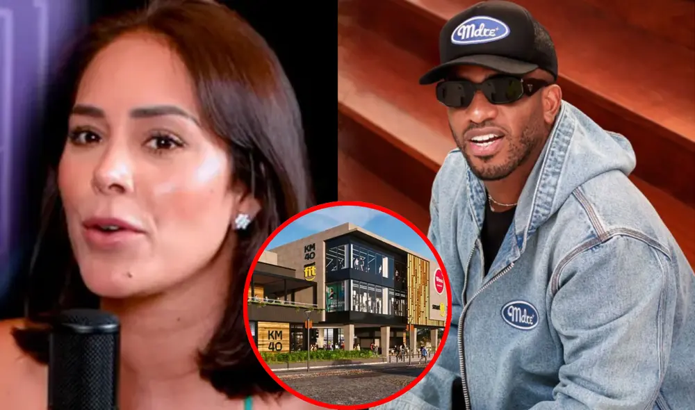 Karen Schwarz  tendrá una tienda en el mall de Jefferson Farfán. Foto: Composición LR/Captura Youtube/Jefferson Farfán/Instagram