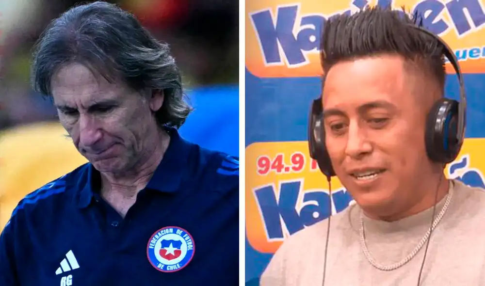 Christian Cueva le deseó lo mejor a Ricardo Gareca en su futuro con Chile. Foto: composición LR/captura La Karibeña