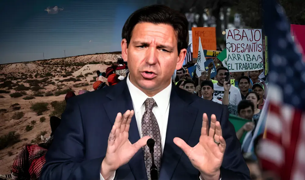 La elección de Donald Trump de proponer a Ron DeSantis como secretario de Defensa podría responder al interés de evitar controversias en su próximo gobierno. Foto: composición LR/Telemundo La elección de Donald Trump de proponer a Ron DeSantis como secretario de Defensa podría responder al interés de evitar controversias en su próximo gobierno. Foto: composición LR/Telemundo