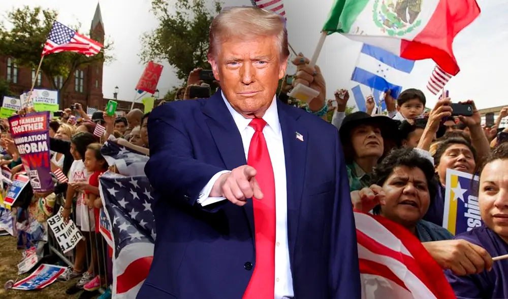 La posible reactivación de la regla de "carga pública" en 2025, bajo el gobierno de Donald Trump, podría complicar el acceso a la Green Card para miles de inmigrantes en EE. UU. Foto: Composición LR