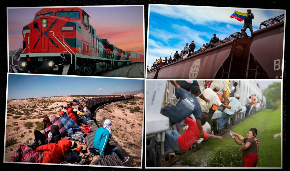 El viaje en La Bestia está marcado por riesgos físicos y situaciones traumáticas que los inmigrantes deben soportar para ingresar a Estados Unidos. Foto: composición LR/difusión El viaje en La Bestia está marcado por riesgos físicos y situaciones traumáticas que los inmigrantes deben soportar para ingresar a Estados Unidos. Foto: composición LR/difusión