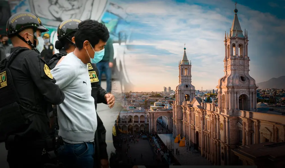 La región de Arequipa es la tercera con mayor índice de criminalidad. Foto: Composición LR/Andina La región de Arequipa es la tercera con mayor índice de criminalidad. Foto: Composición LR/Andina