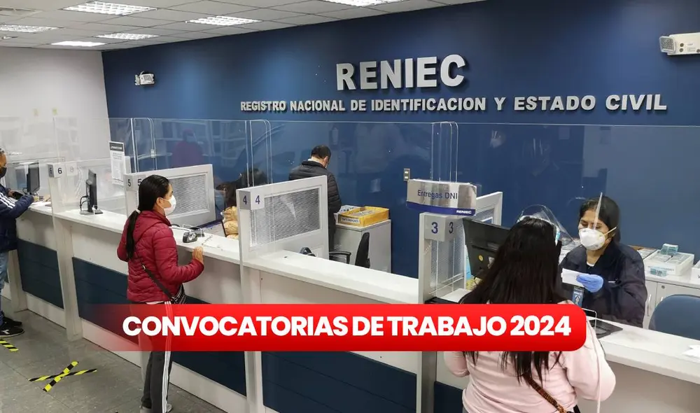 Usuarias en las oficinas del Reniec haciendo trámites para renovar su DNI. Foto: Composición LR/Andina.