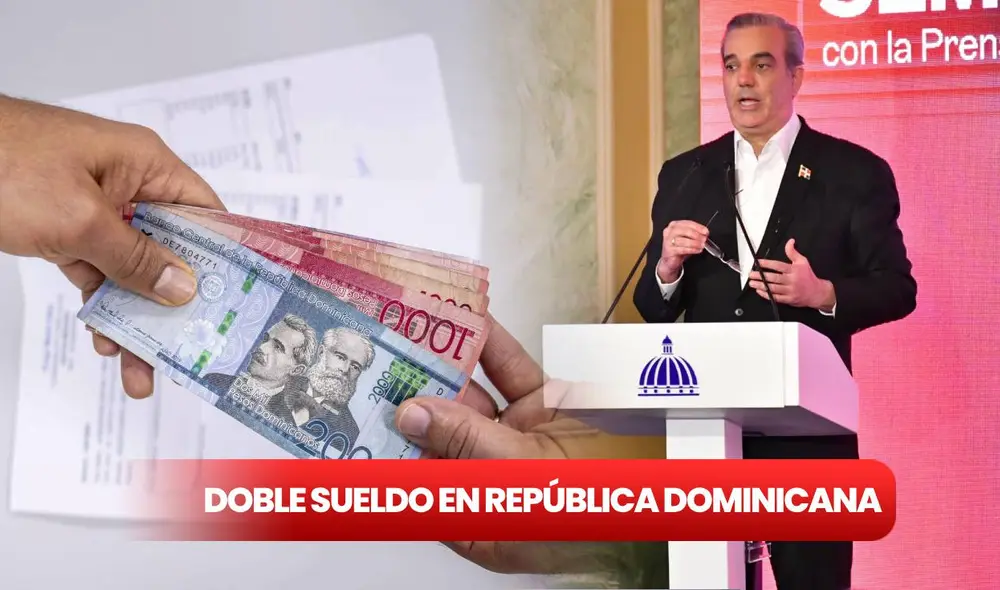 El doble sueldo en República Dominicana se entrega a todos los trabajadores, según el Ministerio de Trabajo. Foto: composición LR/ Facebook El doble sueldo en República Dominicana se entrega a todos los trabajadores, según el Ministerio de Trabajo. Foto: composición LR/ Facebook