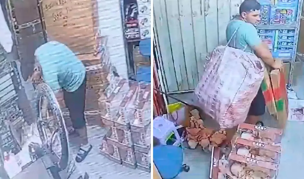 El trabajador sustraía los juguetes del almacén aprovechando la aglomeración de gente en la tienda. Foto: Difusión El trabajador sustraía los juguetes del almacén aprovechando la aglomeración de gente en la tienda. Foto: Difusión