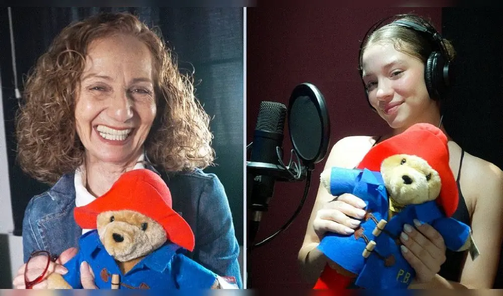 Ana Cecilia Natteri y Adriana Campos-Salazar, actrices peruanas hacen doblaje para “Paddington en Perú”. Foto: difusión