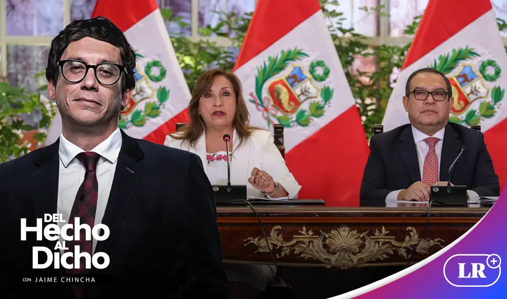 En su programa Del Hecho al Dicho, Jaime Chincha analizó la cirugía estética de Dina Boluarte y la posible responsabilidad de ministros por no informar al Congreso sobre su incapacidad temporal. | Composición: Ariana Espinoza / La República.