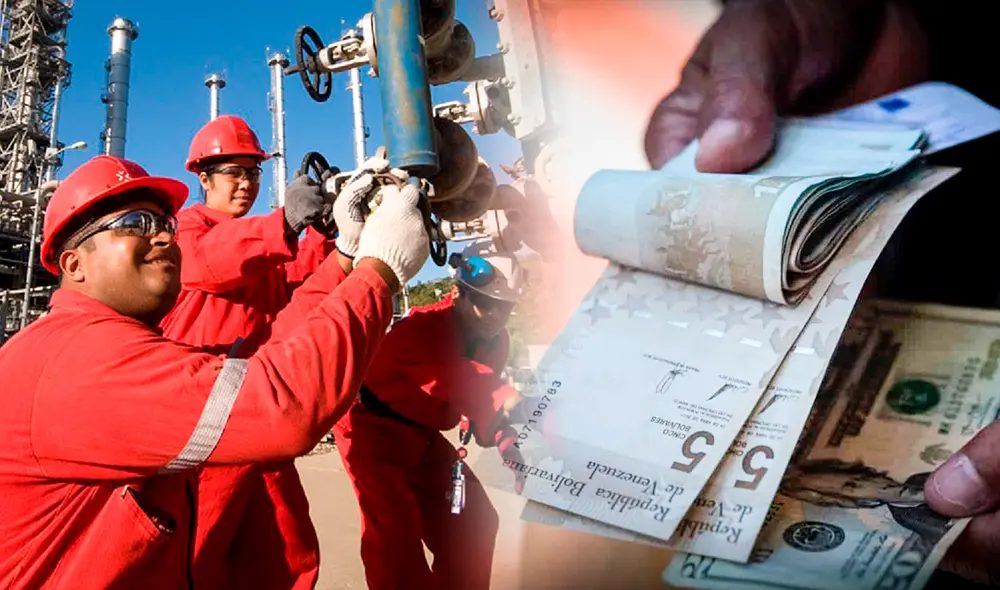 Revisa si es posible que se pague un  cuarto mes de aguinaldo en Venezuela este 2024. Foto: composición LR/EFE/PDVSA