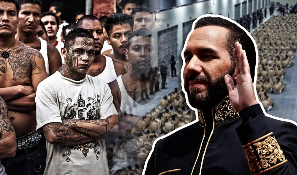 as autoridades, lideradas por Bukele, seguirán evaluando la situación de cerca para tomar decisiones que equilibren la seguridad con el respeto a los derechos humanos. Foto: composición LR/Associated Press/AFP. as autoridades, lideradas por Bukele, seguirán evaluando la situación de cerca para tomar decisiones que equilibren la seguridad con el respeto a los derechos humanos. Foto: composición LR/Associated Press/AFP.