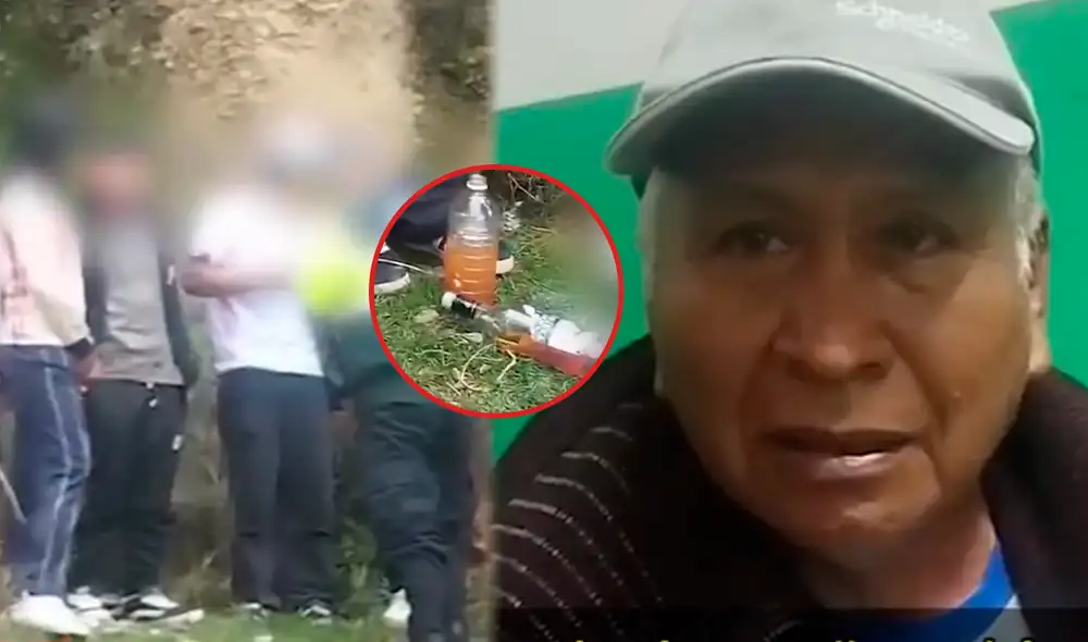 Taxista dejó huir a los escolares ante el miedo de que lo ataquen/Composición LR/Foto: América Televisión Taxista dejó huir a los escolares ante el miedo de que lo ataquen/Composición LR/Foto: América Televisión