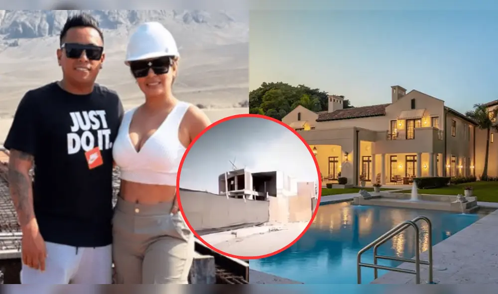Tras la ruptura de Christian Cueva y Pamela López, la mansión de 3.000 m² en Trujillo se quedó en el olvido. Foto: Composición LR/Instagram/ATV