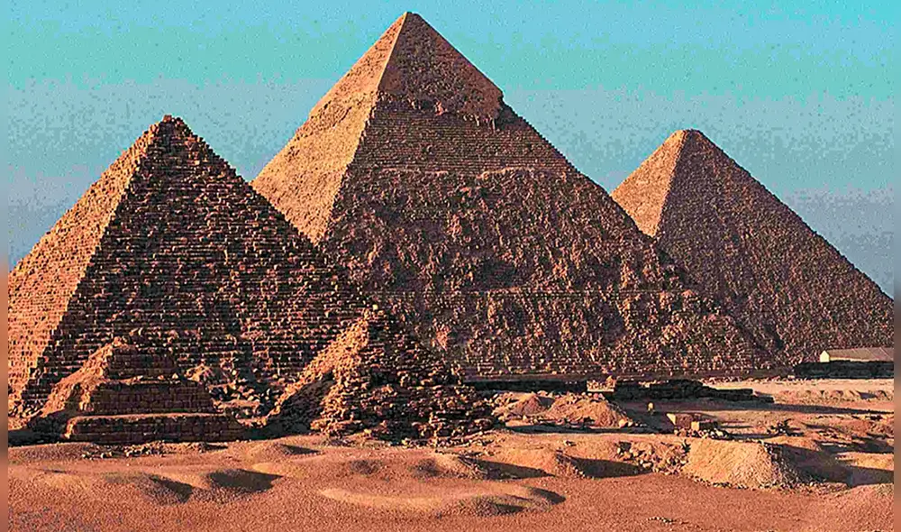 Las pirámides de Guiza siguen siendo uno de los logros más impresionantes de la construcción en el antiguo Egipto. Foto: Richard Nowitz/Wirred.