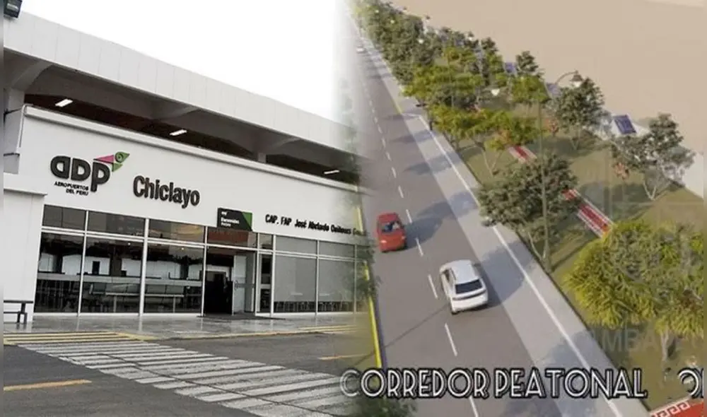 Una serie de obras se han previsto para la ampliación de la pista de aterrizaje del aeropuerto de Lambayeque. Foto: composición LR/Andina