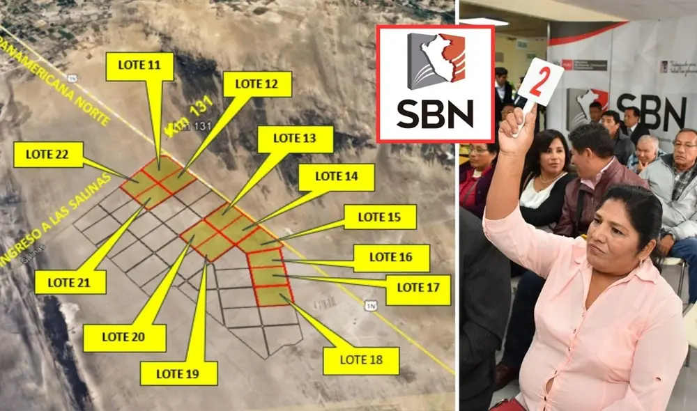 Es la tercera subasta pública que realiza la Superintendencia Nacional de Bienes Incautados (SBN) en lo que va del año. Foto: Andina/SBN/Composición LR