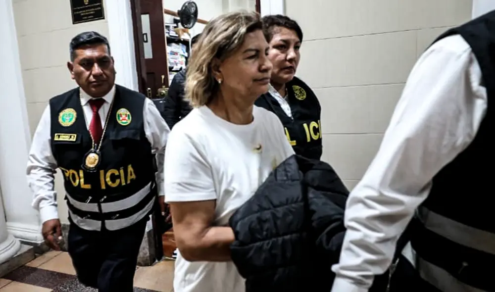 Elizabeth Peralta se entregó voluntariamente a la justicia. Foto: Poder Judicial