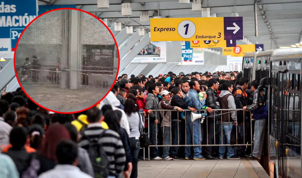 El incidente ocurrió en la estación naranjal. Foto: Composición LR.
