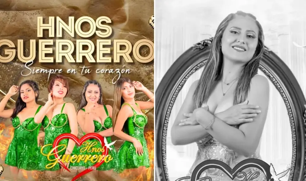 Thalía Manrique Castillo murió tras recibir un disparo durante un asalto al bus donde ella se encontraba junto con los otros miembros de Hermanos Guerrero. Foto: Composición LR/Hermanos Guerrero/Instagram