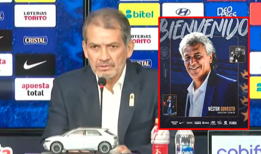 Franco Navarro se refirió a la incorporación de Néstor Gorosito como DT de Alianza Lima. Foto: captura YouTube/Alianza Lima