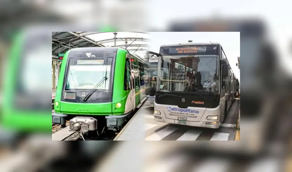 El Metro de Lima y el Metropolitano sufrirán algunas modificaciones en la frecuencia de su servicio. Foto: composición LR/difusión/Andina