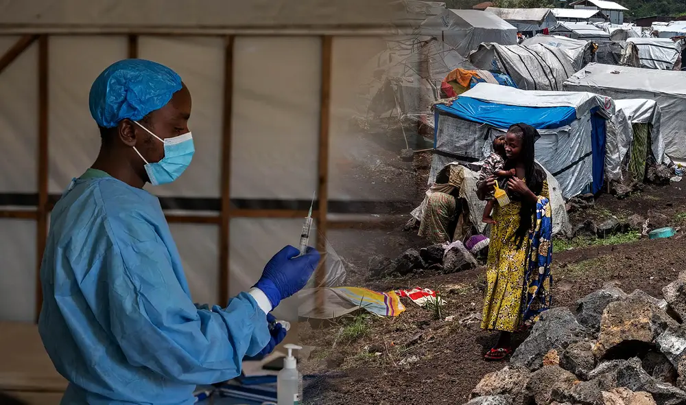 La enfermedad sigue sin ser identificada y el Gobierno de la República Democrática del Congo junto con la OMS. Foto: composición LR/EFE/Jonathan Torgovnik. La enfermedad sigue sin ser identificada y el Gobierno de la República Democrática del Congo junto con la OMS. Foto: composición LR/EFE/Jonathan Torgovnik.