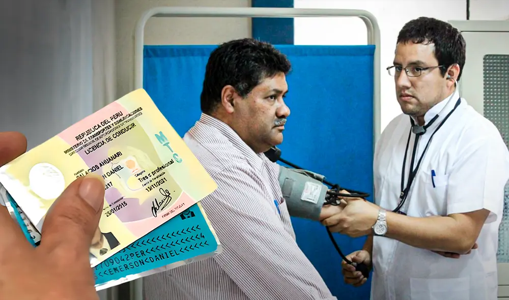 Puedes revisar en dónde realizar tu examen médico en la página web oficial del MTC. Foto: composición LR/Andina