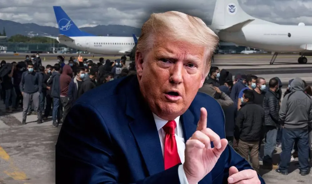 Trump planea usar restricciones como presión para que naciones renuentes, como China e India, cooperen en las deportaciones masivas de inmigrantes en Estados Unidos. Foto: Composición LR