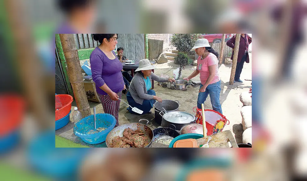 Ayuda social. Las ollas comunes atienden las necesidades de casi 500.000 personas de escasos recursos en Lima.