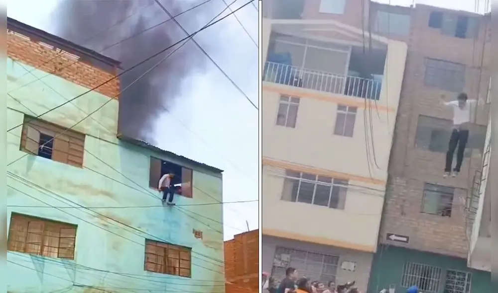 Unidades de los bomberos y PNP atienden emergencia. Foto: composición LR/difusión