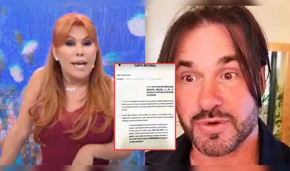 Magaly Medina toma medidas legales contra Cristian Zuárez, exigiendo una rectificación pública. Foto: Composición LR/Instagram/ATV/YouTube