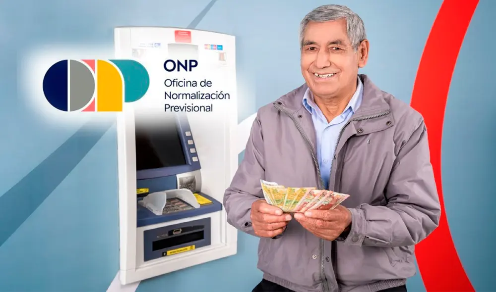 Jubilado de la ONP retirando su pensión mensual. Foto: Composición LR/Andina. Jubilado de la ONP retirando su pensión mensual. Foto: Composición LR/Andina.