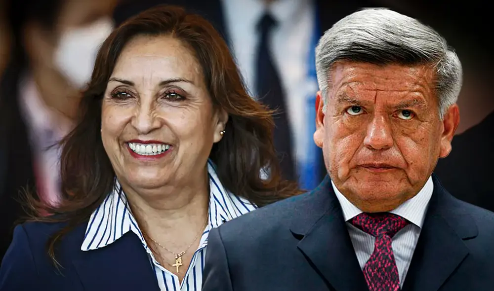 César Acuña habló de Dina Boluarte luego de que habría trabajado de manera virtual en junio del 2023. Foto: Composición/LR