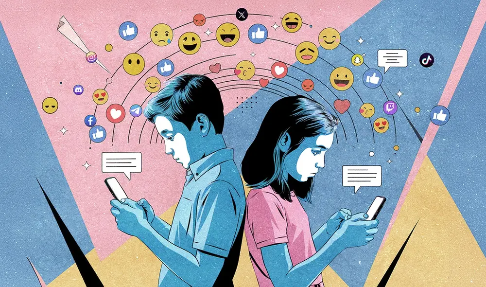 Padres y autoridades deben regular el uso de redes sociales en la infancia, según Jonathan Haidt. Composición: Ricardo Cervera / LR Padres y autoridades deben regular el uso de redes sociales en la infancia, según Jonathan Haidt. Composición: Ricardo Cervera / LR