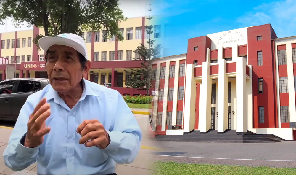 Porfirio Arias ingresó a la UNI a sus 24 años a la carrera de ingeniería eléctrica.  Foto: composición LR/UNI