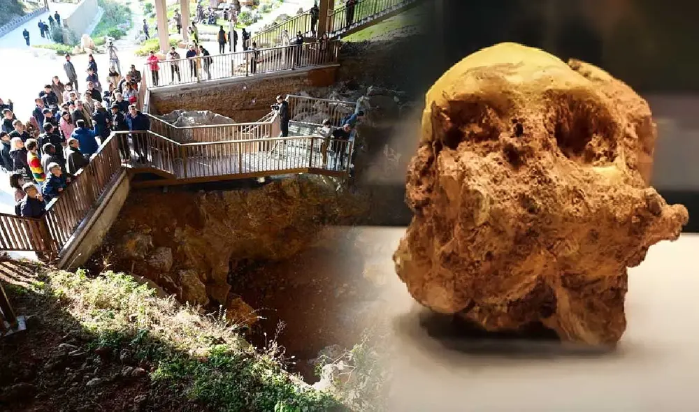 Investigadores chinos desentierran en Hualongdong fósiles humanos clave que iluminan la transición hacia el Homo sapiens en Asia. Foto:composición LR/Xinhua Investigadores chinos desentierran en Hualongdong fósiles humanos clave que iluminan la transición hacia el Homo sapiens en Asia. Foto:composición LR/Xinhua