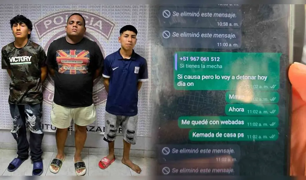 PNP captura a delincuentes en el polideportivo ‘Lolo Fernández’, en El Porvenir, Trujillo. Foto: composición LR/La República