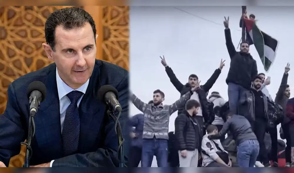 Huyó del país Bashar Assad en medio de una guerra civil en Siria.