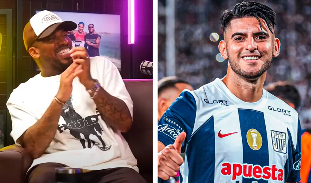 Jefferson Farfán destacó la carrera de Carlos Zambrano. Foto: composición LR/captura de 'Enfocados'