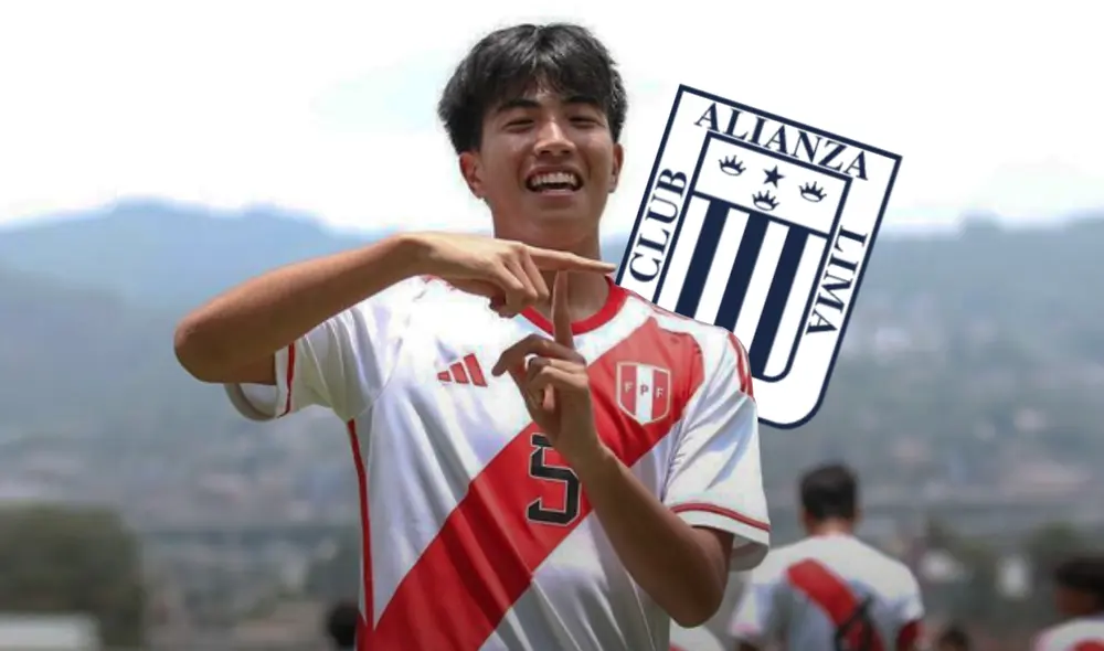 Mateo Arakaki se formó en las divisiones menores de Alianza Lima. Foto: composición LR/FFosa Sports/Alianza Lima