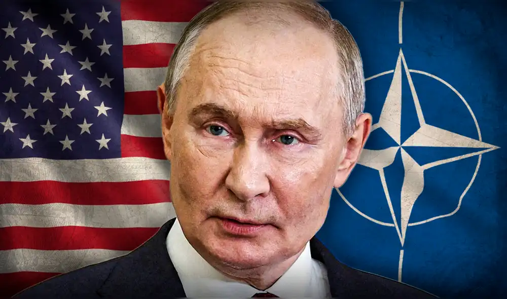 Putin enfatizó que “con la verdad y la fuerza militar” de su lado nadie podrá doblegar a Rusia, en el contexto del conflicto en Siria y la toma de Damasco por los rebeldes. Foto: composición LR/AFP