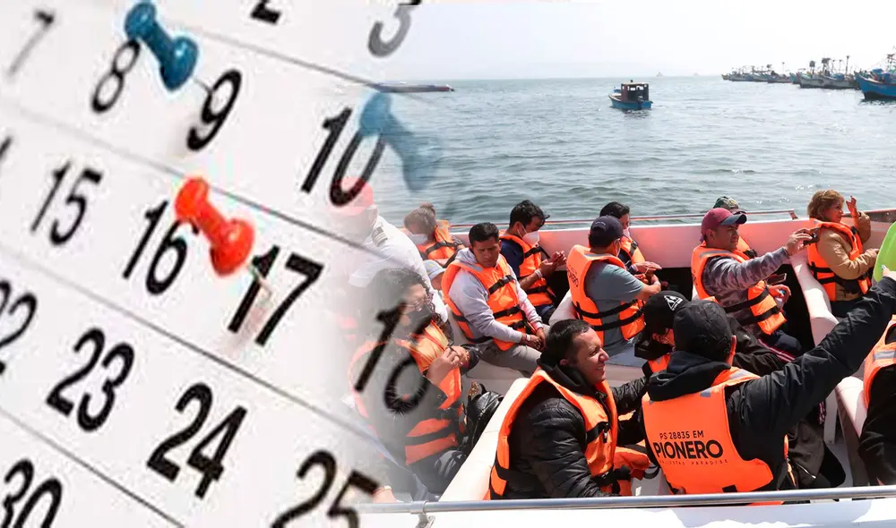Trabajadores disfrutando del segundo feriado largo de diciembre en la playa junto a sus familias. Foto: Composición LR/Andina.