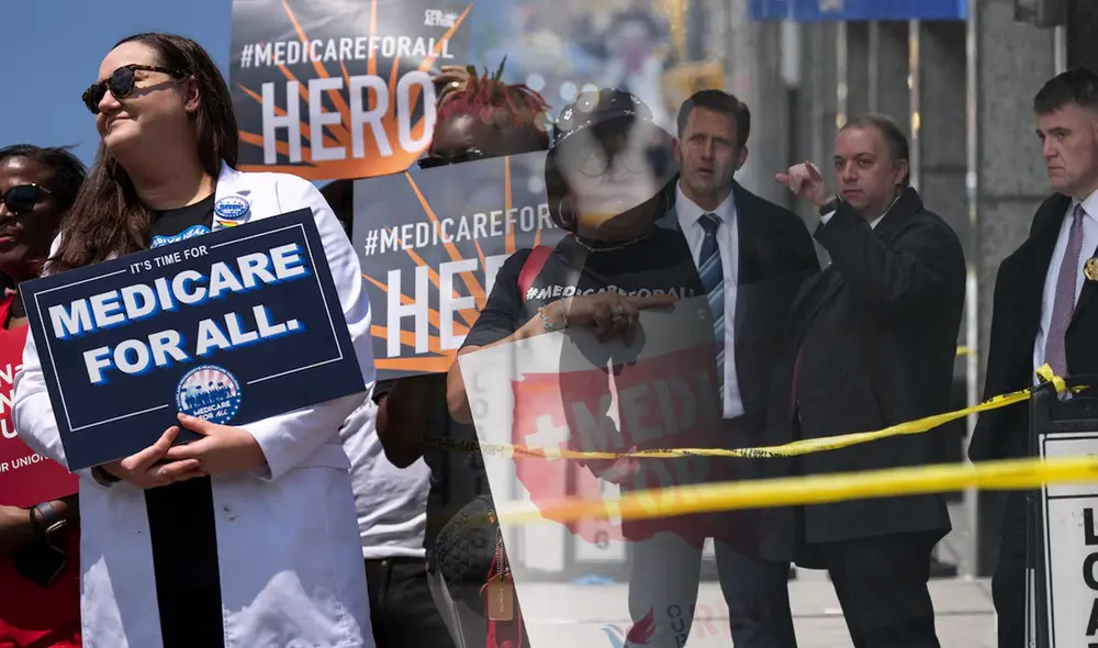 El fallecimiento de Brian Thompson estremeció las calles de Nueva York. Foto: composición LR/difusión