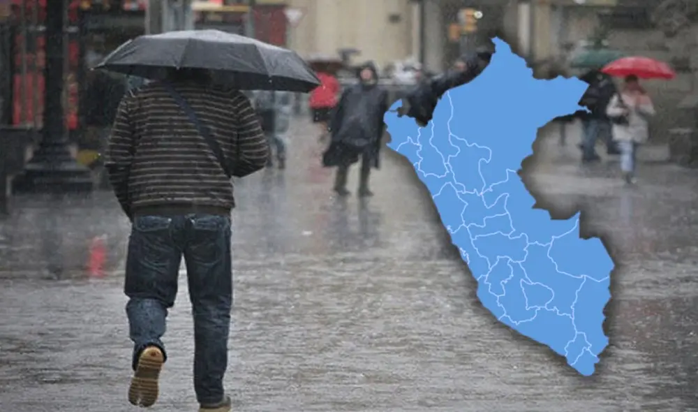 El Senamhi de Perú emitió una alerta naranja por lluvias y vientos en 12 regiones de la sierra del país desde el 11 al 12 de diciembre. Foto: composición LR/Andina