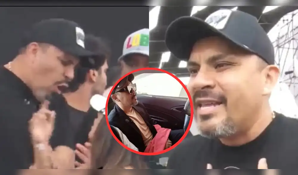 Las cámaras de 'Magaly TV, la firme' también lo captaron en una salida con Pamela López, mostrando una actitud agresiva. Foto: Composición LR/ATV Las cámaras de 'Magaly TV, la firme' también lo captaron en una salida con Pamela López, mostrando una actitud agresiva. Foto: Composición LR/ATV