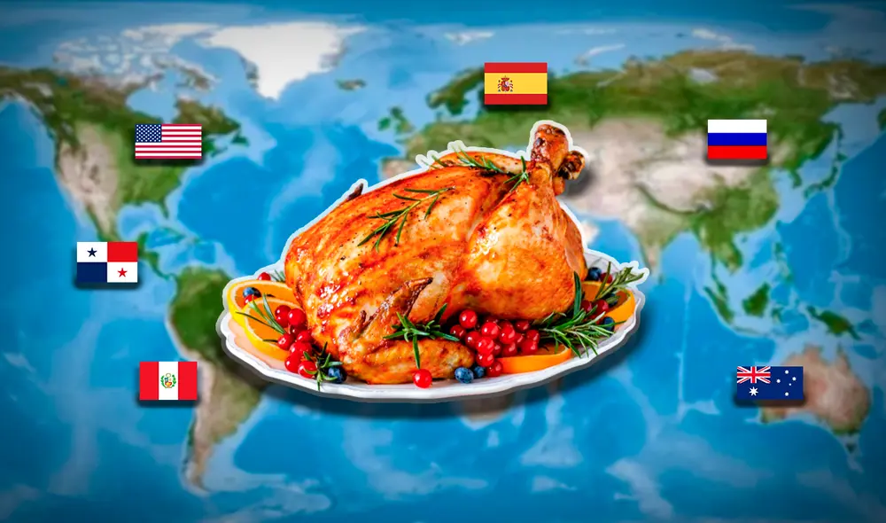 Los 3 países que comen más pavo en el mundo son de América, Asia y Medio Oriente. Foto: composición LR/Freepik/CDN Los 3 países que comen más pavo en el mundo son de América, Asia y Medio Oriente. Foto: composición LR/Freepik/CDN