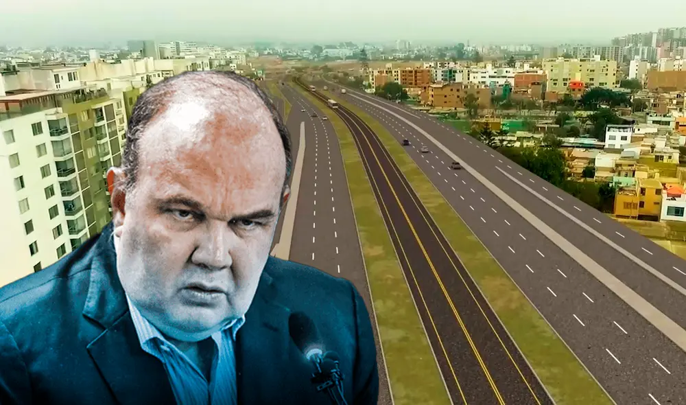Rafael López Aliaga asegura que primer tramo de Vía Expresa Sur estará listo antes de acabar el 2024/Composición LR Rafael López Aliaga asegura que primer tramo de Vía Expresa Sur estará listo antes de acabar el 2024/Composición LR